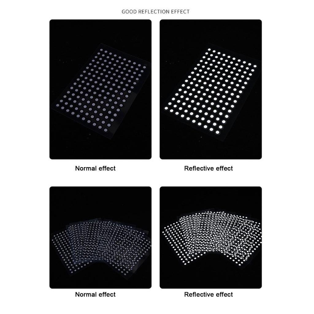 3D Scanning Sticker 3D Scanner Marker Repeatable Adhesion Tear Resistant ID 6mm OD 10mm for Motion Capturing Fields