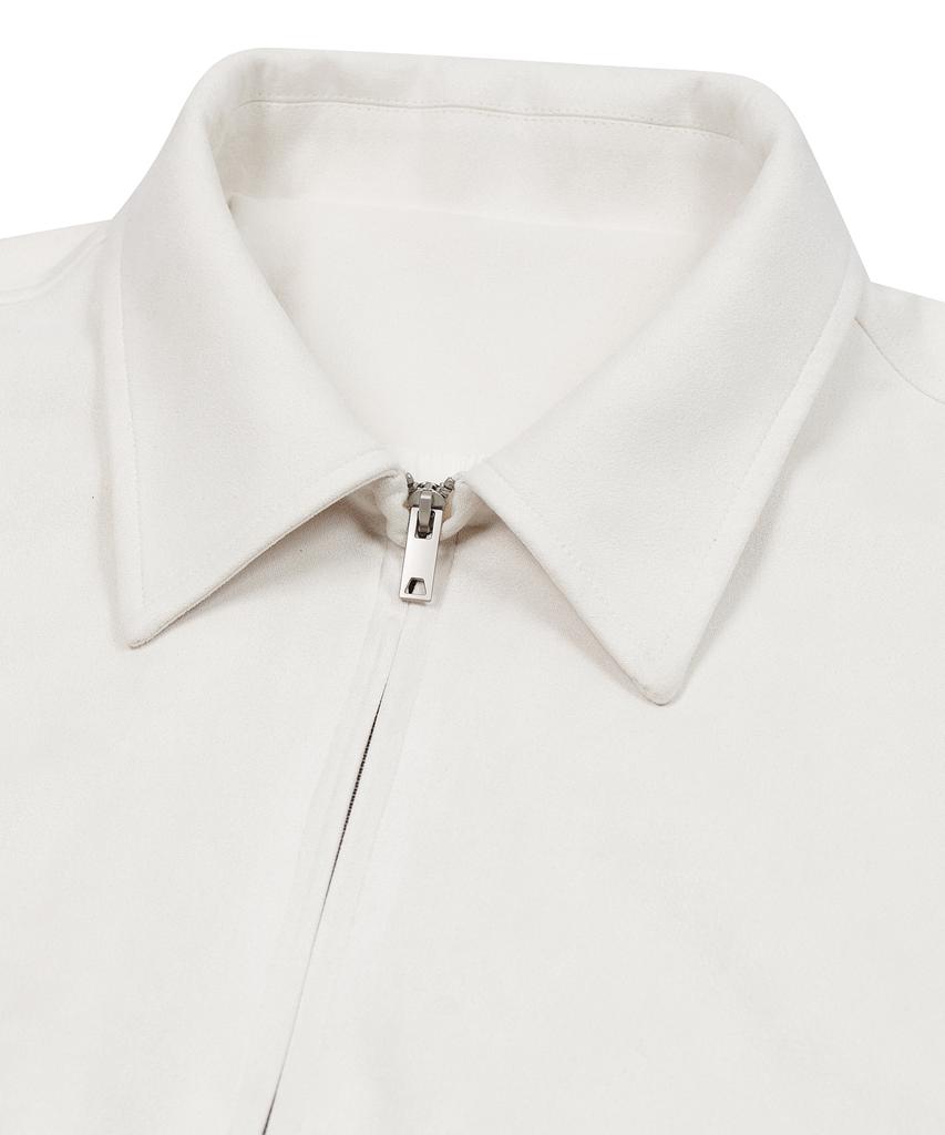 Standarderror 87-Stan009 [Renewal] Standard Blouson Suede Jacket Ivory (A Type)