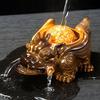 Adornos de resina para mascotas con forma de té que cambian de color
