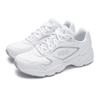 New FILA Cushioning Low-Top Running Shoes Women's White Silver F12W512148FBL
