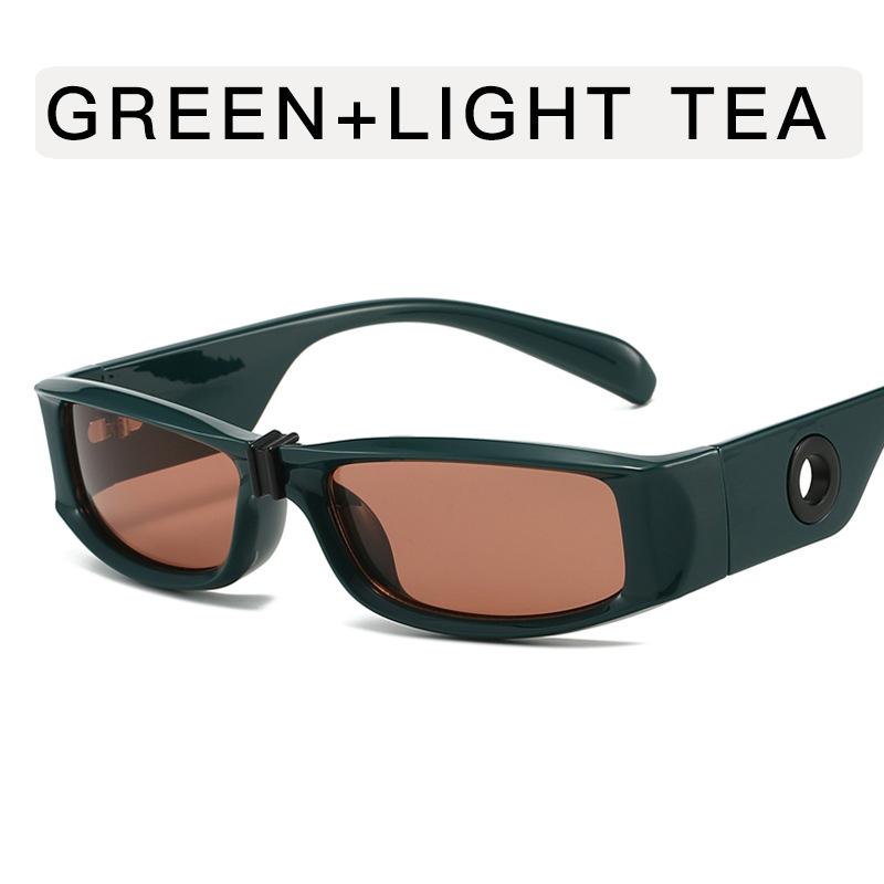 Fashion Sunglasses Sweet Cool Babes Outdoor Sunglasses Trendy Retro Square Wide Edge Sunglasses