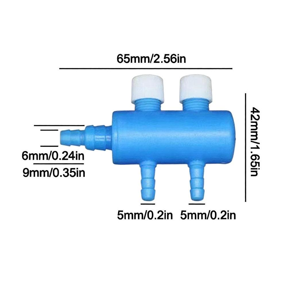 Multi Outlet Air Flow Control Valve Adjustable Aquarium Air Splitter Aquarium Aeration