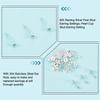 DICOSMETIC 40Pcs Stud Earrings 925 Sterling Silver Earrings Posts 0.7mm Small Silver Pearl Cup Stud Earring Setting and 40pcs Stainless Steel Ear