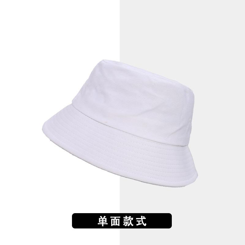 Bucket hat women can wear simple solid colors and versatile sunscreen hats for travel, UV protection basin hats for men
