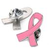 Breast Cancers Awareness Pin Alloy Material Corsage Pin Ribbon Enamel Pins