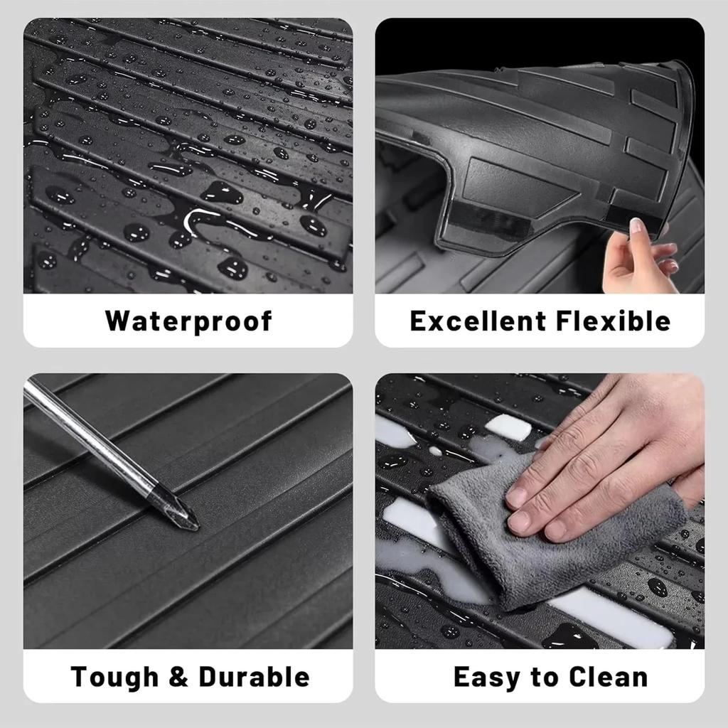 for Hyundai Palisade 2026+ 7Seats LHD/RHD Custom Fit TPE Car Trunk Mats Quick Clean Non-Slip Bottom All Season Use Accessories
