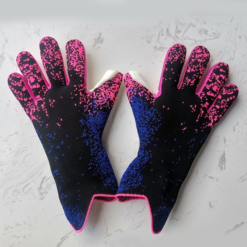 Goalkeeper Gloves, Football Glove Goalkeeper Gloves with Fingersave Goalie Gloves Breathable Football Goalkeeping Gloves