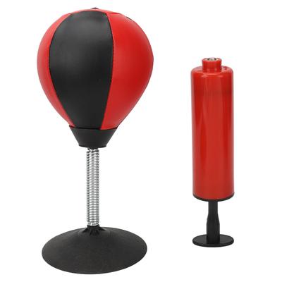 Saco de Pancada de Mesa Aliviador de Estresse Equipamento de Boxe Indoor Bola de Pancada de Mesa com Ventosa Grande