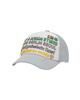 THEMUSEUMVISITOR Color Typo 5 Panel Mesh Cap (Grey)