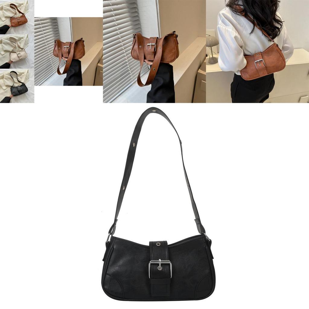 Chic Minimalist Pu Shoulder Bag For Women Trendy Street Style Dumpling Shape