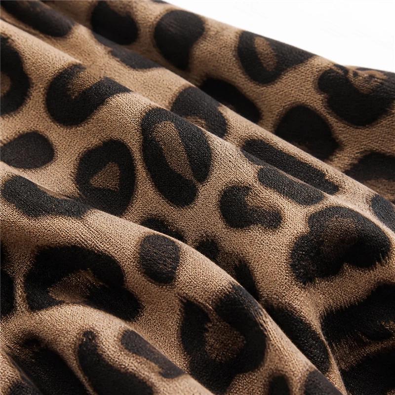Chiffon Style Shirt New Printed Loose Top Slim Shirt Fashionable Leopard Print Shirt