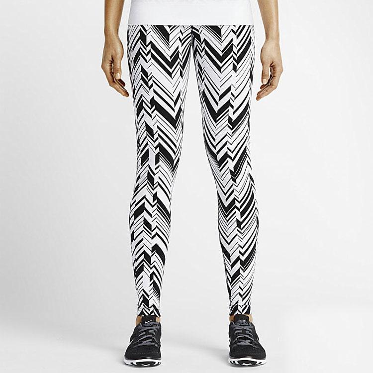 Nike Printed Casual Stretch Fitness Pants Women Pants White 642525-100