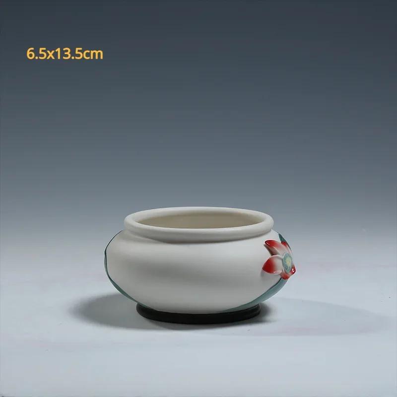 1pc Ceramic Household Buddhist Tools Set for Worshipping Buddha Statues, Guanyin Statues, Household Items Fruit Tray, Holy Water