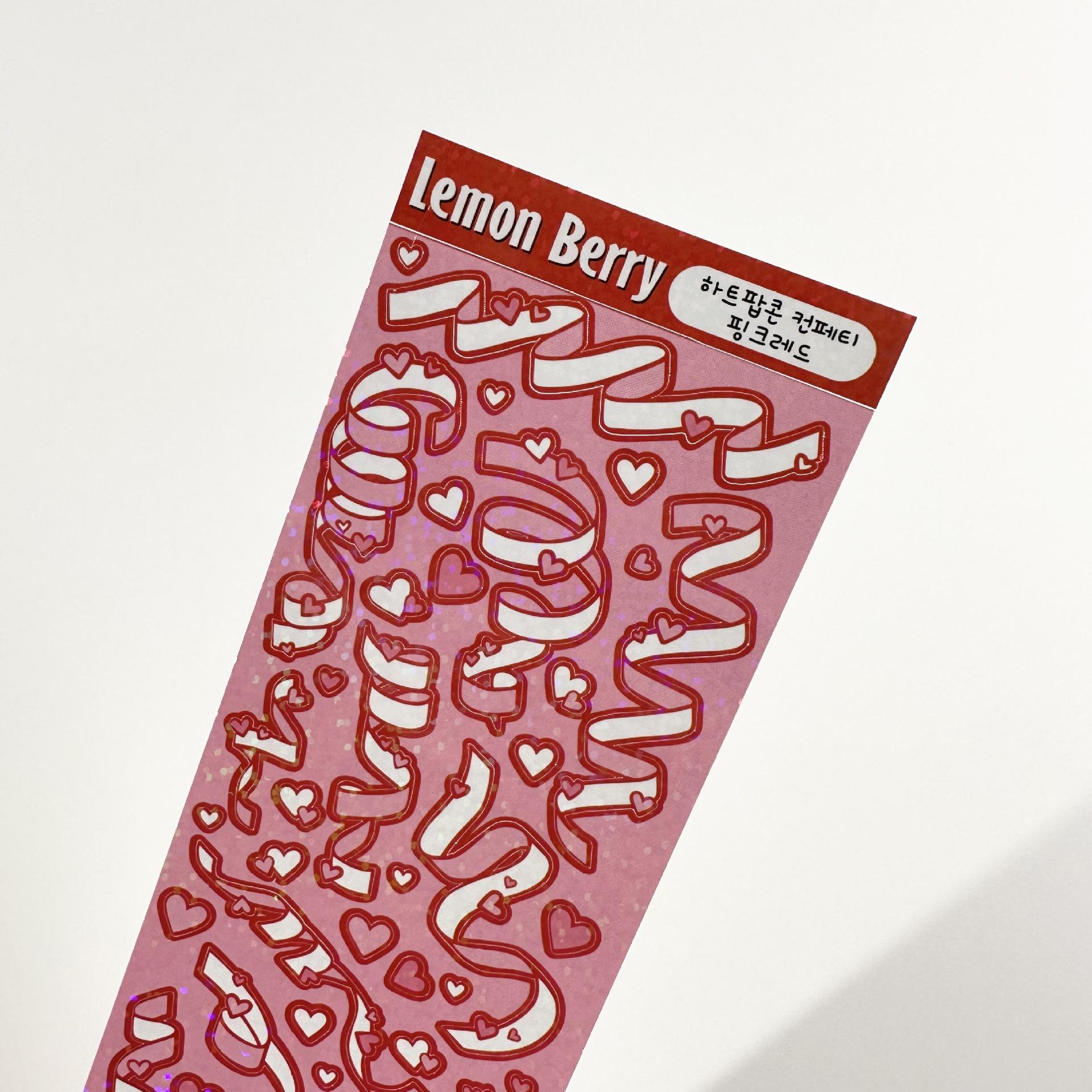 

Корейские популярные лазерные блестящие наклейки с сердечками для лент Ins Handbook Small Card Goo Card Stickers DIY Cute Decoration