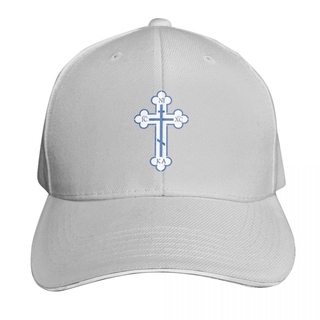 Russian Orthodox Cross Print Cap Fashion Casual Baseball Caps Adjustable Hat Hip Hop Summer Unisex Baseball Hats