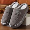 Men's Waterproof Cotton Slippers - 2026 Winter Style, Anti-Slip Indoor, Warm for Couples, Autumn/Winter Collection