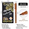 Metallic Color Craft & Graffiti Soft Tip Pen - 550B Signature & Sealing Wax DIY Marker
