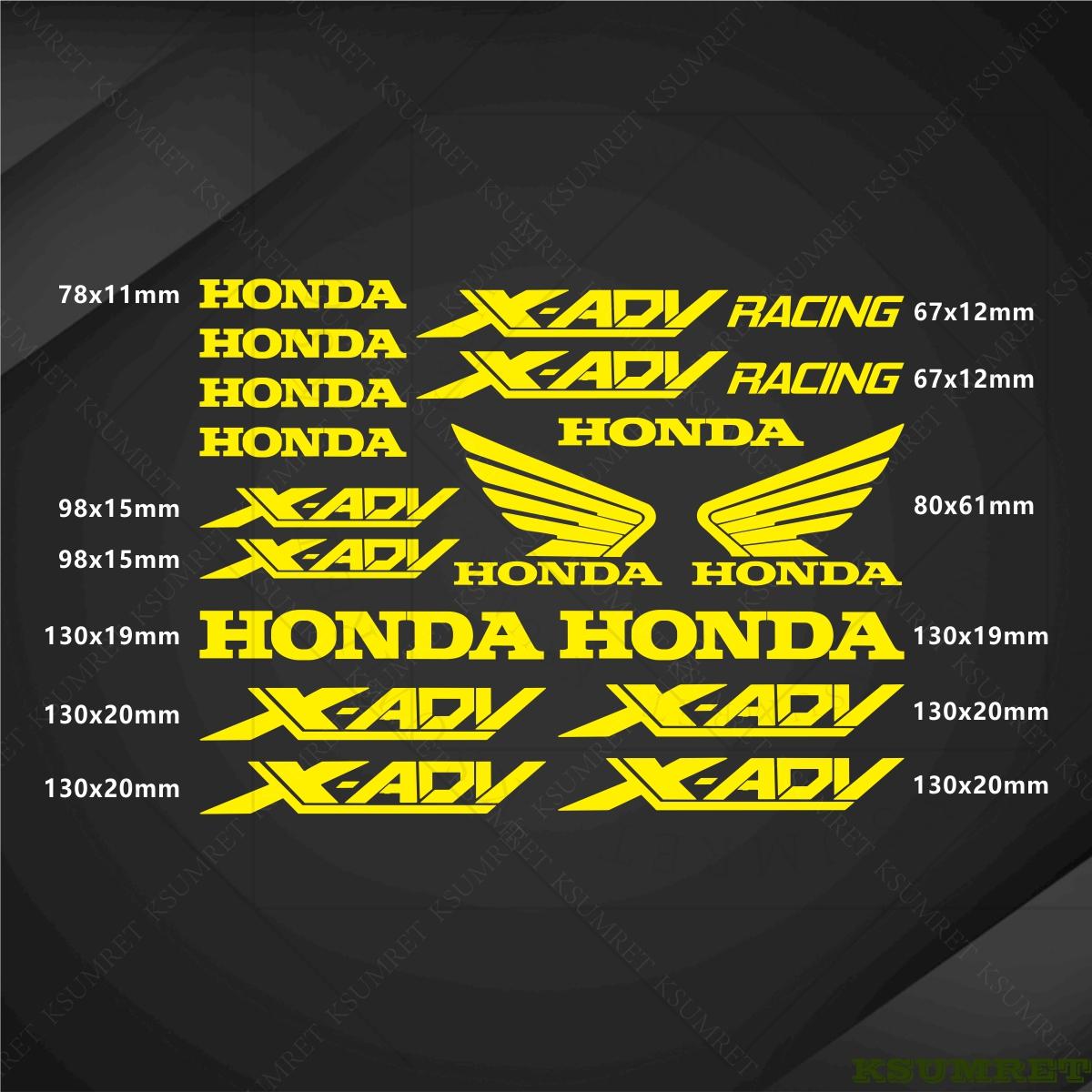 AAAHW1 For Honda Motorcycle Stickers X-ADV Logo Decal Waterproof