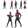 Traje Cosplay Miles Morales Homem-Aranha no Aranhaverso Para Crianças e Adultos