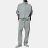 Fear of God Essentials Modern Track Jacket With Piping Concrete Heather/Black Men Outerwear Grey 202SP256895F
