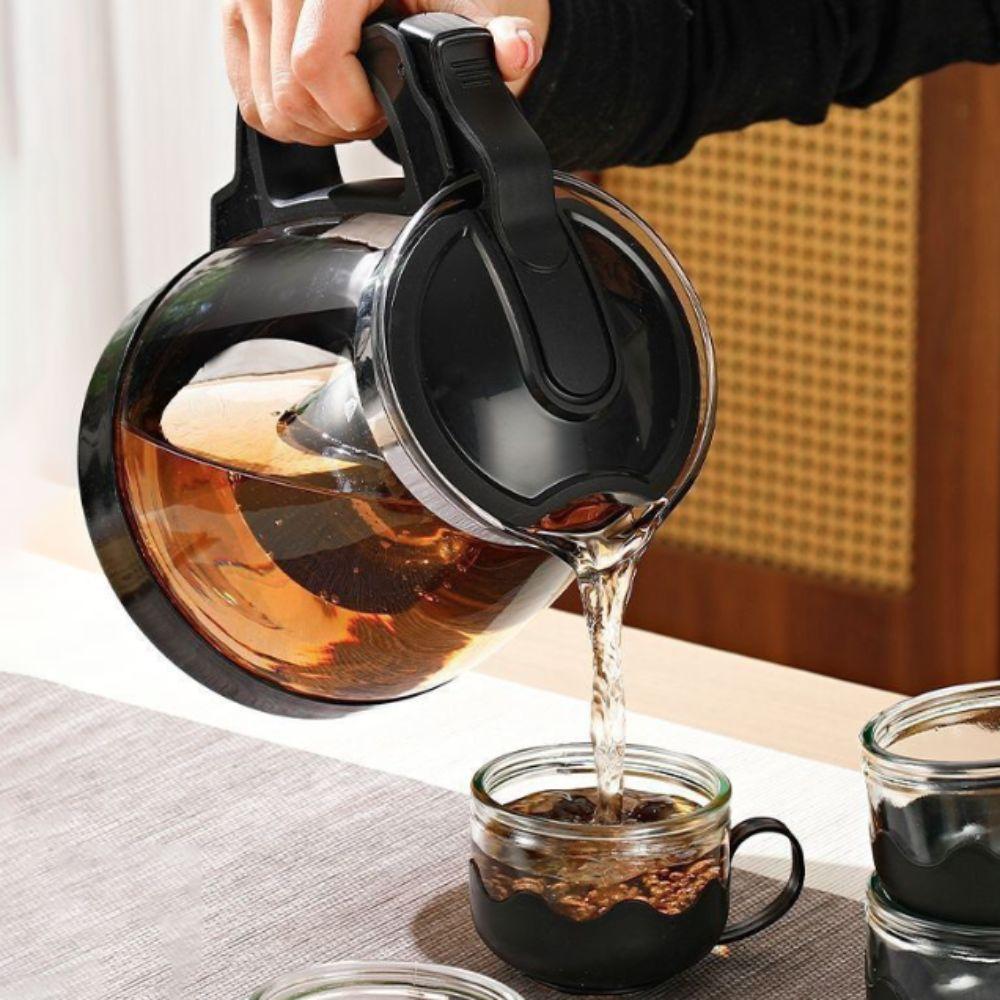 With Filter Strainer Tea Kettle Heat Resistant Tea-Water Separator Pot Kung Fu Teaware Office