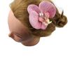 Butterfly Orchid Flower Hair Clip Pearl Girl Hair Clip Simple Orchid Flower Hairpin  Girl
