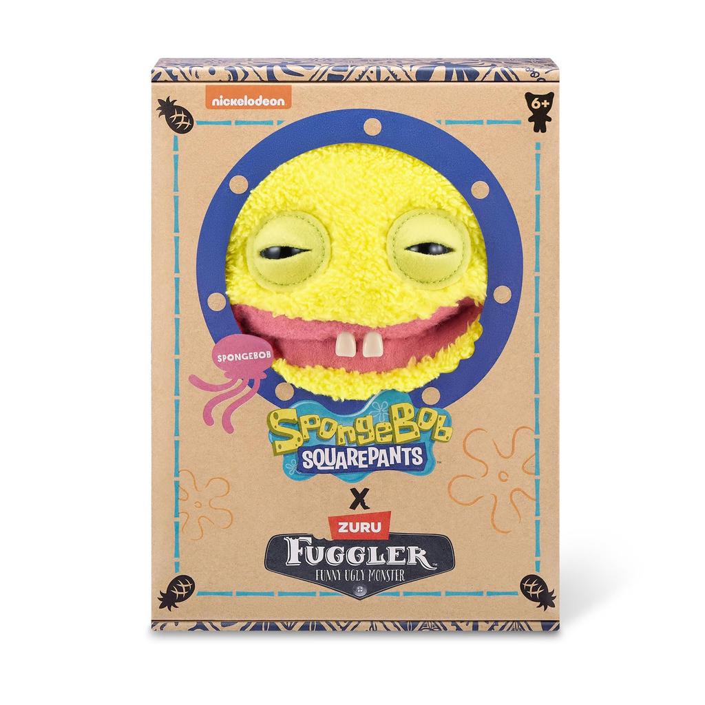 Fuggler Spongebob (SpongeBob Series) Fuggler SpongeBob SquarePants Spongebob Plush Toy Replica