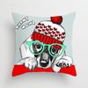 Europäischer und Amerikanischer Weihnachtsmann Weihnachtsbaum Kissenbezug Kissenbezug Druck