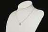 [Dancing stone] Heart Stone Silver Top Single Unit SETS-8703 White Gold