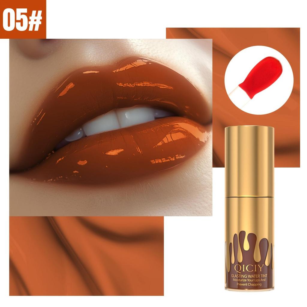 6 Colors Sexy Moisturizing Lip Glaze Pearlescent Anti-Drying Lipstick Non-stick Cup Waterproof Non-greasy Lipstick