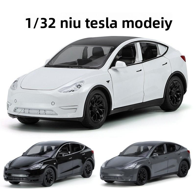 Y Model Tesla Miniature Vehicle Model With Sound And Light For Car Enthusiasts
