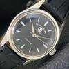 FAVRE LEUBA SEA KING VINTAGE HAND-WINDING SWISS MENS BLACK DIAL WATCH A703809-1 R213f-a703809