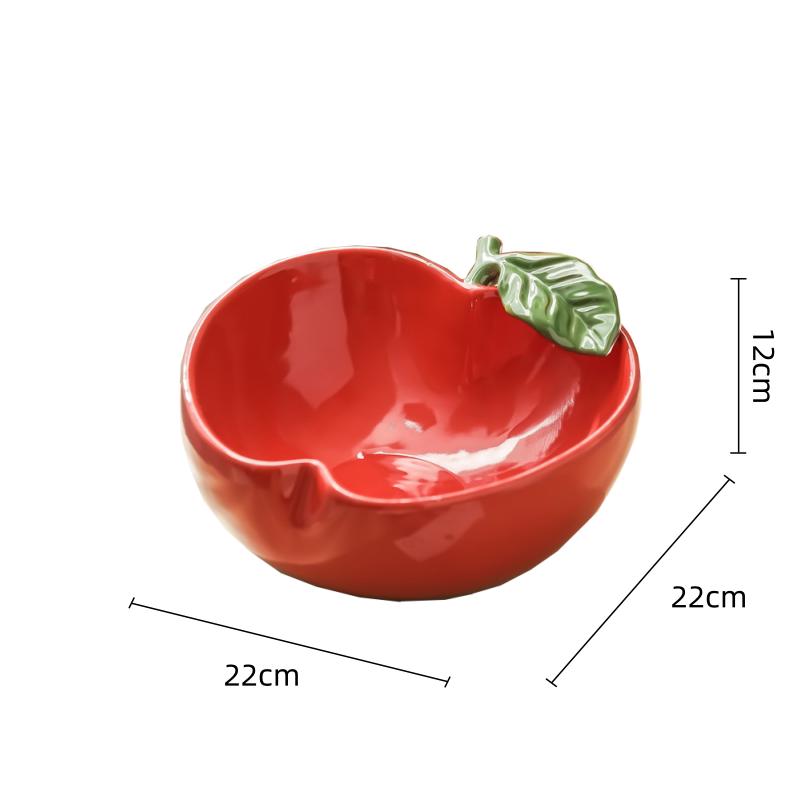 Apple Tray Desktop Storage Container Fruit Platter Apple Bowl Candy Box Dish Storage Decorative Tray Kitchen Organizer