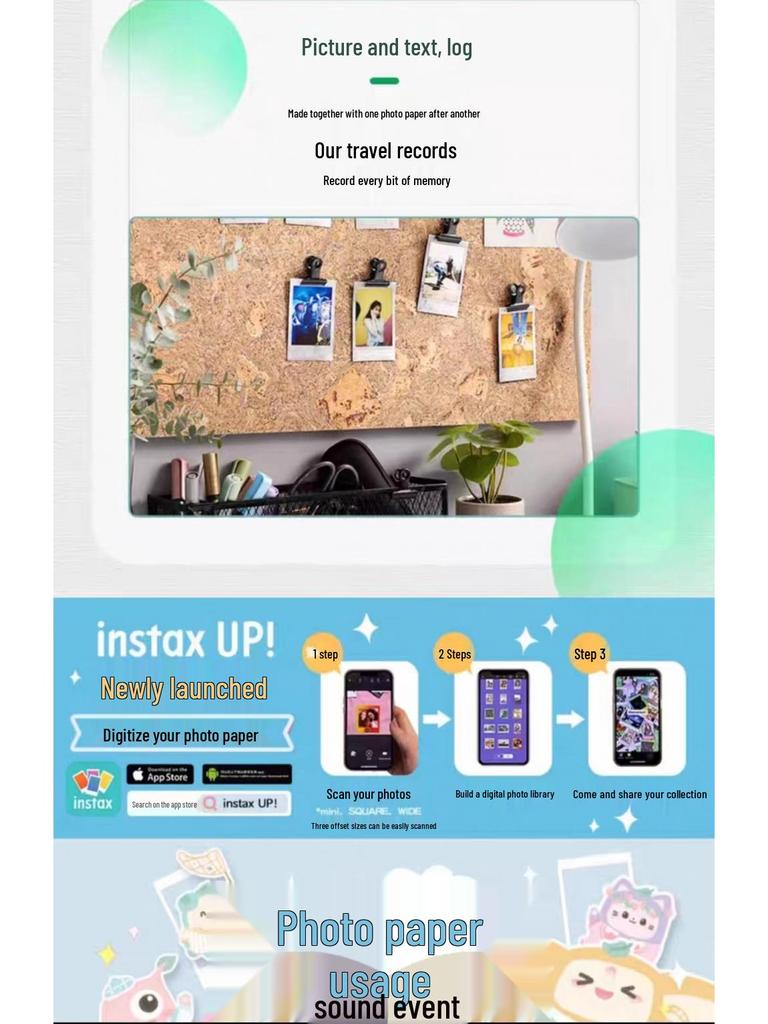 Polaroid Fotopapier, Weißer Rand, 3 Zoll, Verschiedene Packungsgrößen