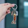 Creative Animals 2D Flat Acrylic Key Chain Backpack Pendant Cartoon Pendant Fans Gift