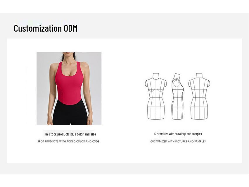 Dámská sportovní podprsenka ve tvaru U s vysokou podporou - Nárazuvzdorná, Rychleschnoucí, S pevnou výztuží pro Běh a Jógu