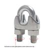 U-Klemme aus Edelstahl 304, Drahtklemmen, Seilklemmen, Kabelschrauben, Takelage-Hardware-Klemmen M2-M18, Schiffsausrüstung