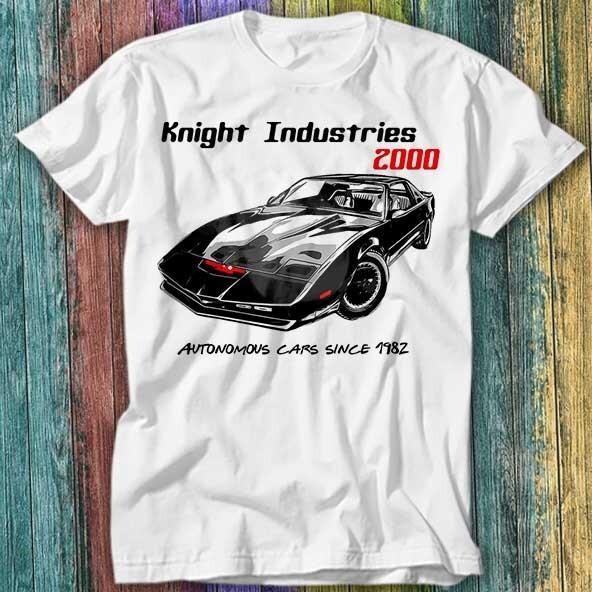 

Knight Rider KITT 1982 Pontiac Michael Industries TV T Shirt Top Tee 378 M