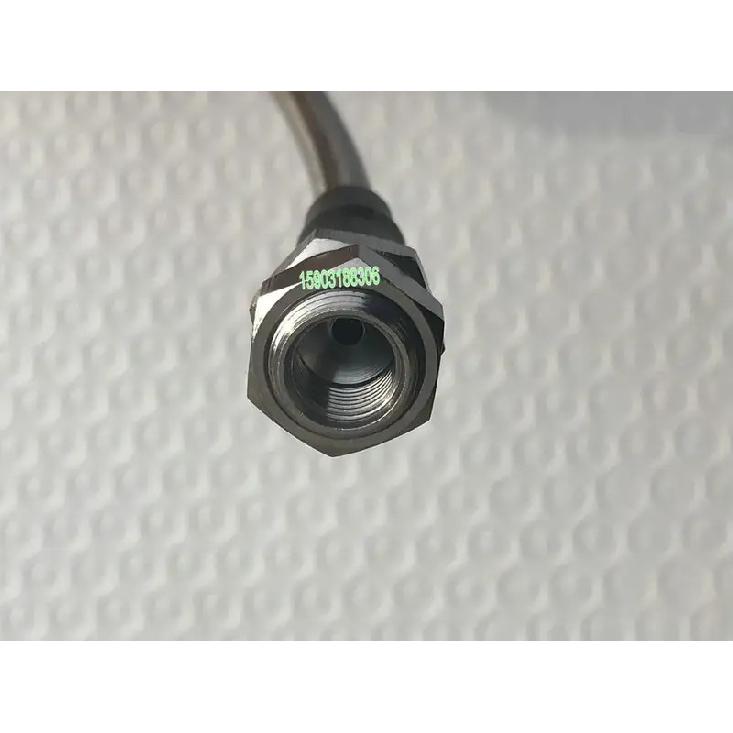 

auto spare parts motorcycle brake hose AN3 PU covered 1/8 PTFE center tube With stainless steel material fittings 15cm