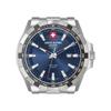 Swiss Alpine Military Star Fighter Original Edelstahl Blaues Zifferblatt Quarz 7044.1235 100M Herrenuhr