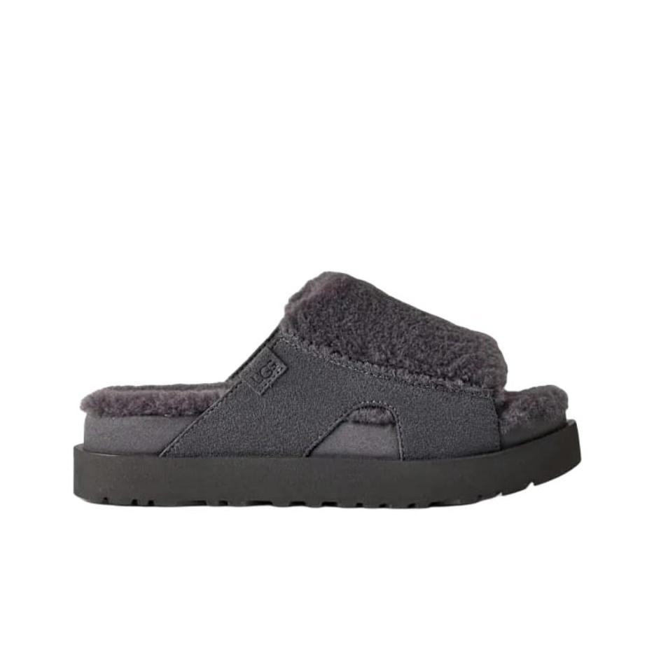 UGG Bayonna Warme und bequeme Pantoletten Damen Schuhe Grau 1174551-OBS
