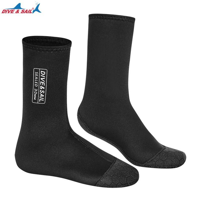 3mm Neoprene Dive Socks With Anti-Slip Sole Snorkeling Surfing Beach Walking Water Sports Protection