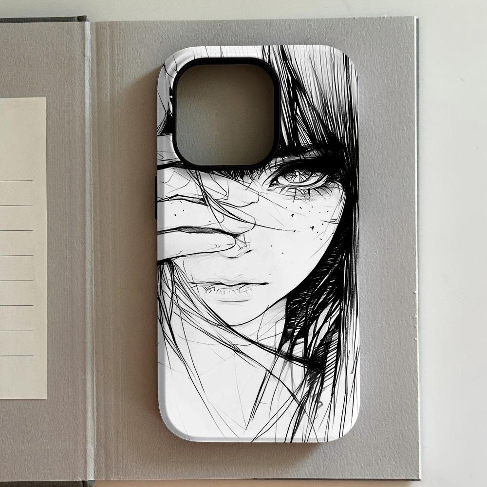 Luxury Red Crayfish Phone Case for iPhone 17 16 15 14 13 12 11 X XS XR XSMAX 7 8 Air Pro Max Plus Luxury Double-layer Back Cover
