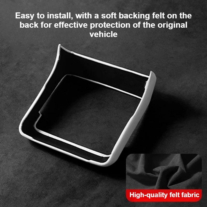 For Tesla Model Y Juniper/Model 3 2026 Up Rear Screen Frame Ventilation Mask Protector Cover Armrest Box Cover Pad Accessories