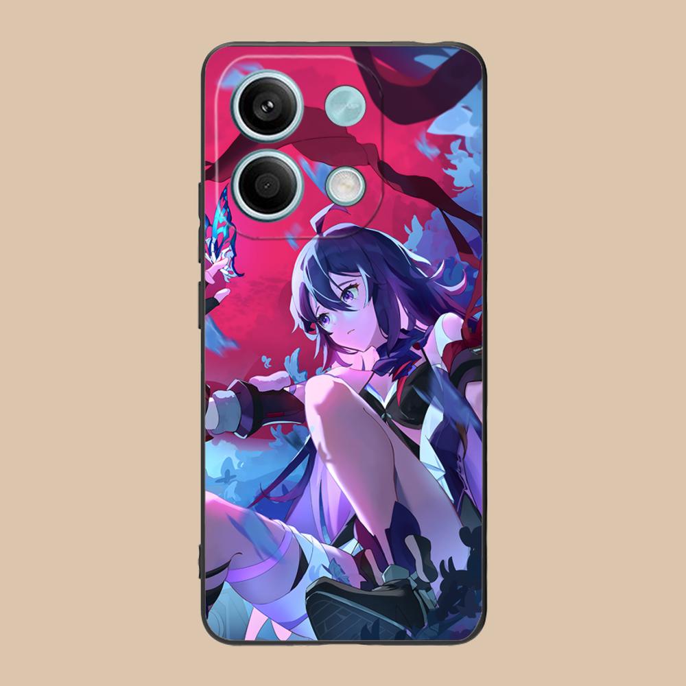 

HSR Seele Matte TPU Mobile Phone Case for POCO F8 F7 F6 F5 F4 F3 F2 Pro GT C75 C71 C65 C61 C40 Pro Ultra Colorful Cover Poco F8 Pro