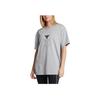 Under Armour Project Rock Campus Round Neck Printed Short Sleeve Drop Shoulder T-Shirt Women T-Shirts Modern-Gray 1386433-011