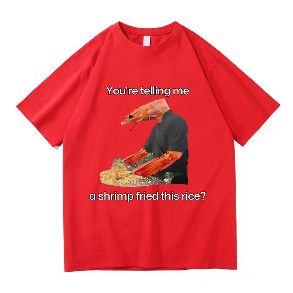 Scoliosis Funny Shrimp Meme T Shirt Hot Fashion Men Aesthetic Graphic T-Shirt Unisex Streetwear Cool Vintage Cotton Tees Shirts