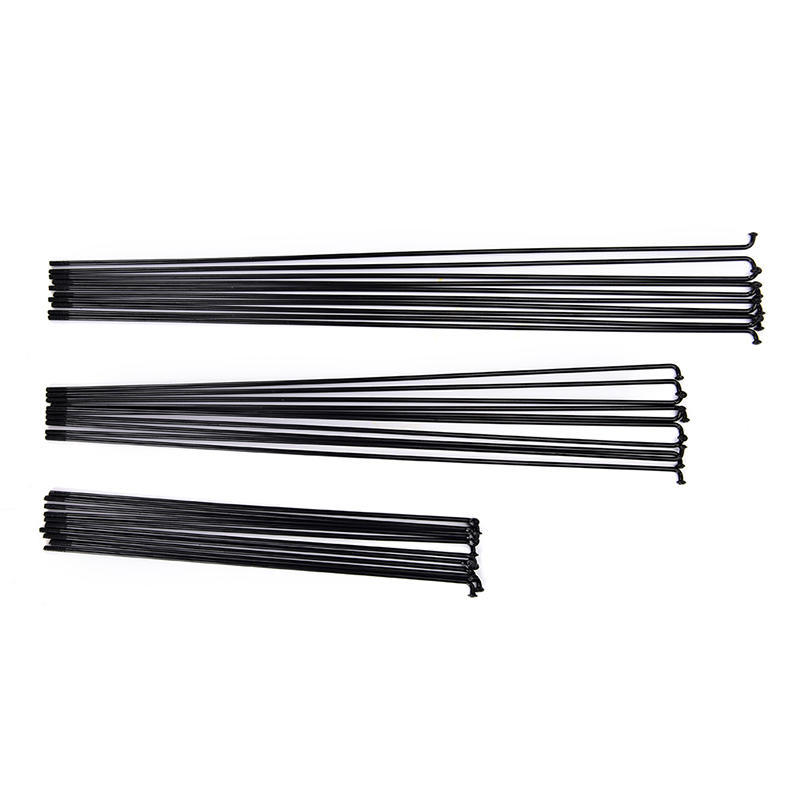 10Pcs 14G Bike Bicycle Spoke Spokes + 12Mm Nipples 170~286Mm Steel Spoke