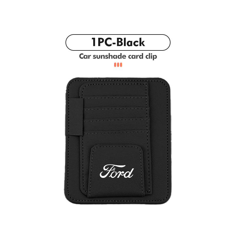 Car Sun Visor Minimalist Glasses Card Clip Sunglasses Holder For Ford Escort KA Flex Everest KA Expedition Falcon Fusion