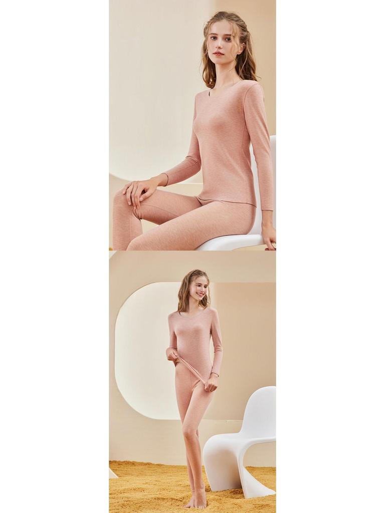 Thickened Unisex Thermal Underwear Set: Seamless German Velvet Acrylic for Autumn/Winter